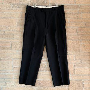 Tailored Yves Saint Laurent Worsted Wool Slacks
